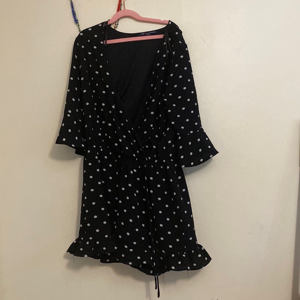 One Clothing LA polka dot dress